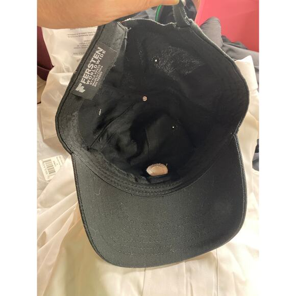 Fersten Worldwide One Size Adjustable Baseball Hat Black Organic Cotton NWT - Picture 6 of 6